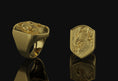 Bild in Galerie-Betrachter laden, Eagle Ring Gold Finish