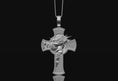 Load image into Gallery viewer, Crucifix Pendant Polished Finish