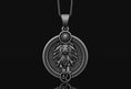 Load image into Gallery viewer, Leo Pendant Oxidized Finish