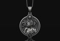 Load image into Gallery viewer, Virgo Pendant Oxidized Finish