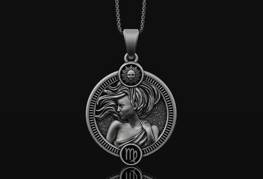 Virgo Pendant Oxidized Finish