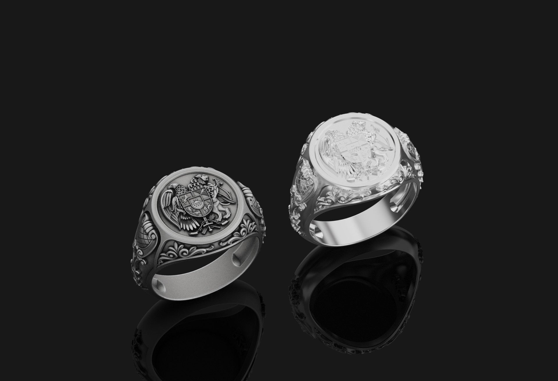 Armenian Coat of Arms Ring