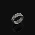 Load image into Gallery viewer, Tire Pattern Band - Engravable Oxidized Finish