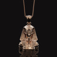 Bild in Galerie-Betrachter laden, Tutankhamun Pendant Rose Gold Finish
