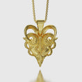 Load image into Gallery viewer, Biomechanical Goat Pendant