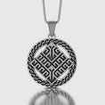 Load image into Gallery viewer, Yggdrasil Necklace Oxidized Finish