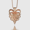 Load image into Gallery viewer, Biomechanical Goat Pendant