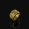 Load image into Gallery viewer, Men's Mason Band Gold Finish