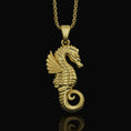 Load image into Gallery viewer, Handmade Silver Seahorse