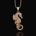 Load image into Gallery viewer, Handmade Silver Seahorse