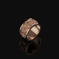 Load image into Gallery viewer, Roman Sculpture Band - Engravable Rose Gold Finish