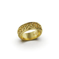 Load image into Gallery viewer, Gold Celtic Knot Band