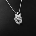 Load image into Gallery viewer, Polygonal Wolf Necklace