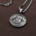 Bild in Galerie-Betrachter laden, Silver Coin Necklace