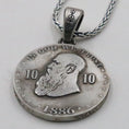 Bild in Galerie-Betrachter laden, Silver Coin Necklace