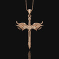 Bild in Galerie-Betrachter laden, Silver Archangel Rose Gold Finish