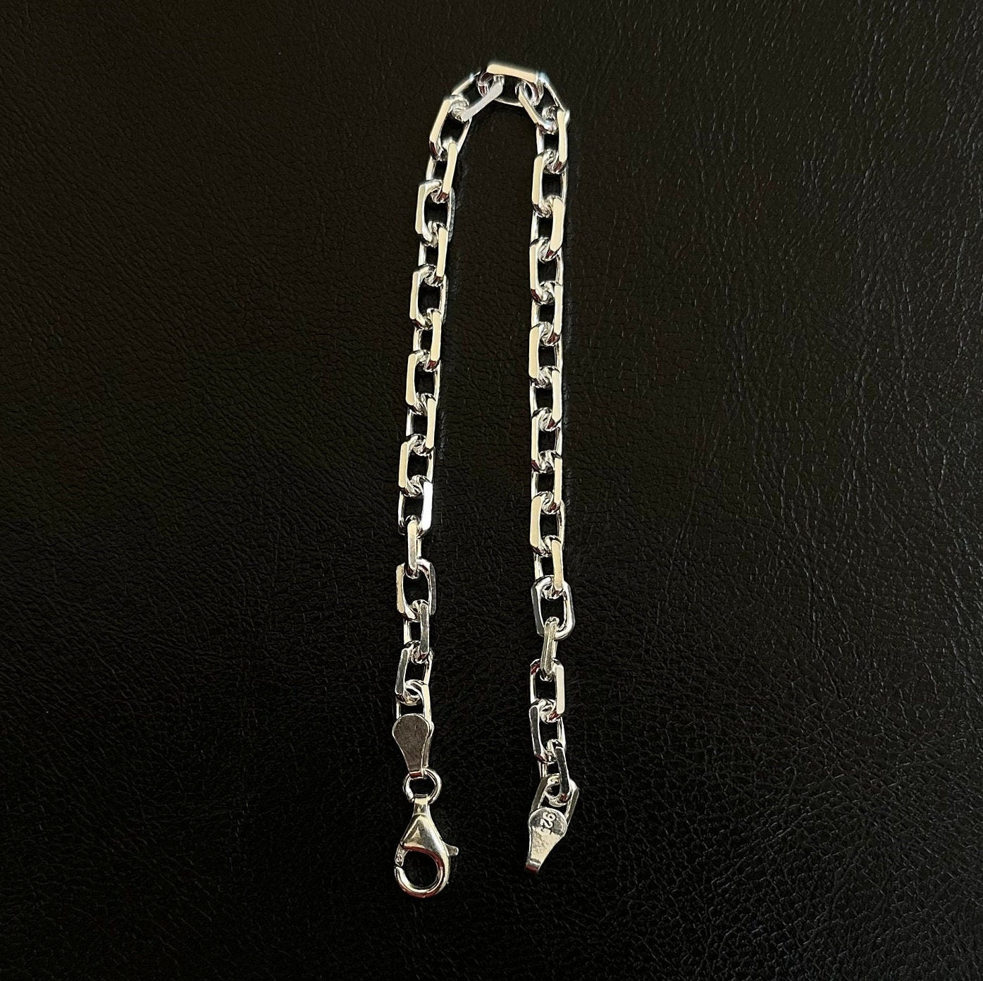 Silver Cable Link Bracelet - 5mm