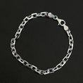 Load image into Gallery viewer, Silver Cable Link Bracelet - 5mm
