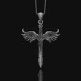 Bild in Galerie-Betrachter laden, Silver Archangel Oxidized Finish