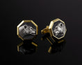 Load image into Gallery viewer, Silver Lioness Cufflink, Gold