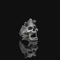 Load image into Gallery viewer, Silver Skull Ring, Unique
