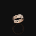 Load image into Gallery viewer, Celtic Knot Band Rose Gold Finish