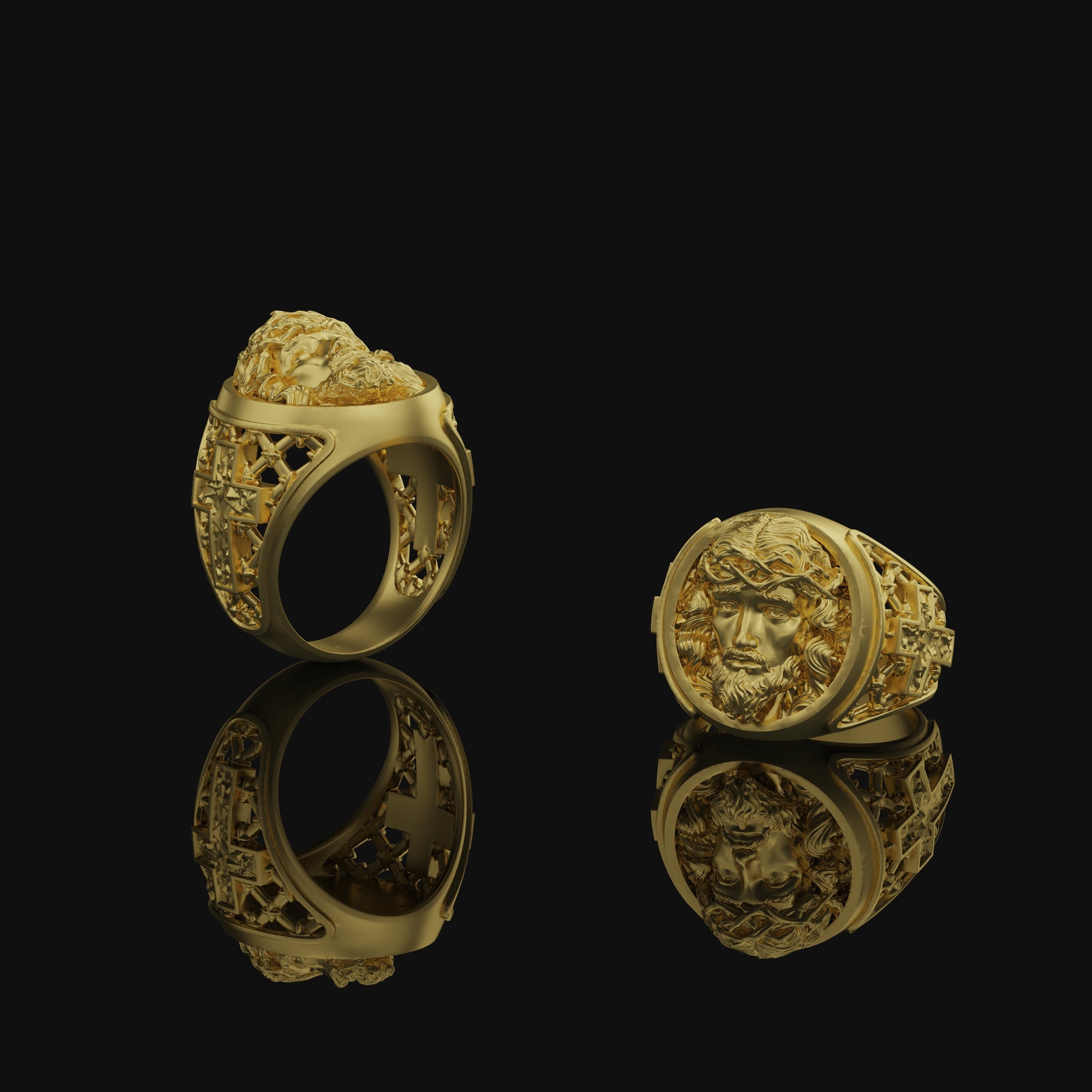 Silver Christian Ring,