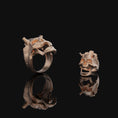 Bild in Galerie-Betrachter laden, Silver Skull Ring, Unique