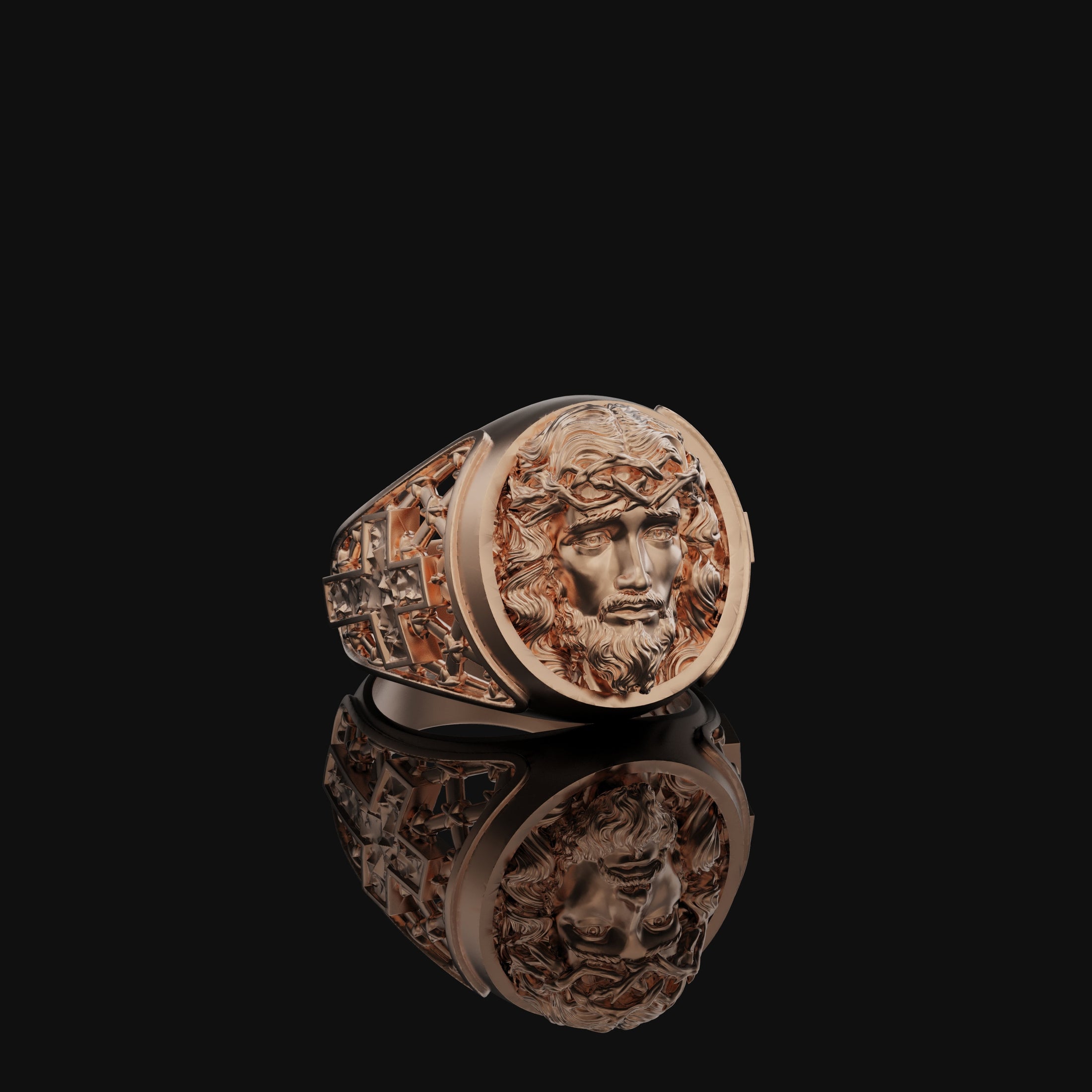 Silver Christian Ring,