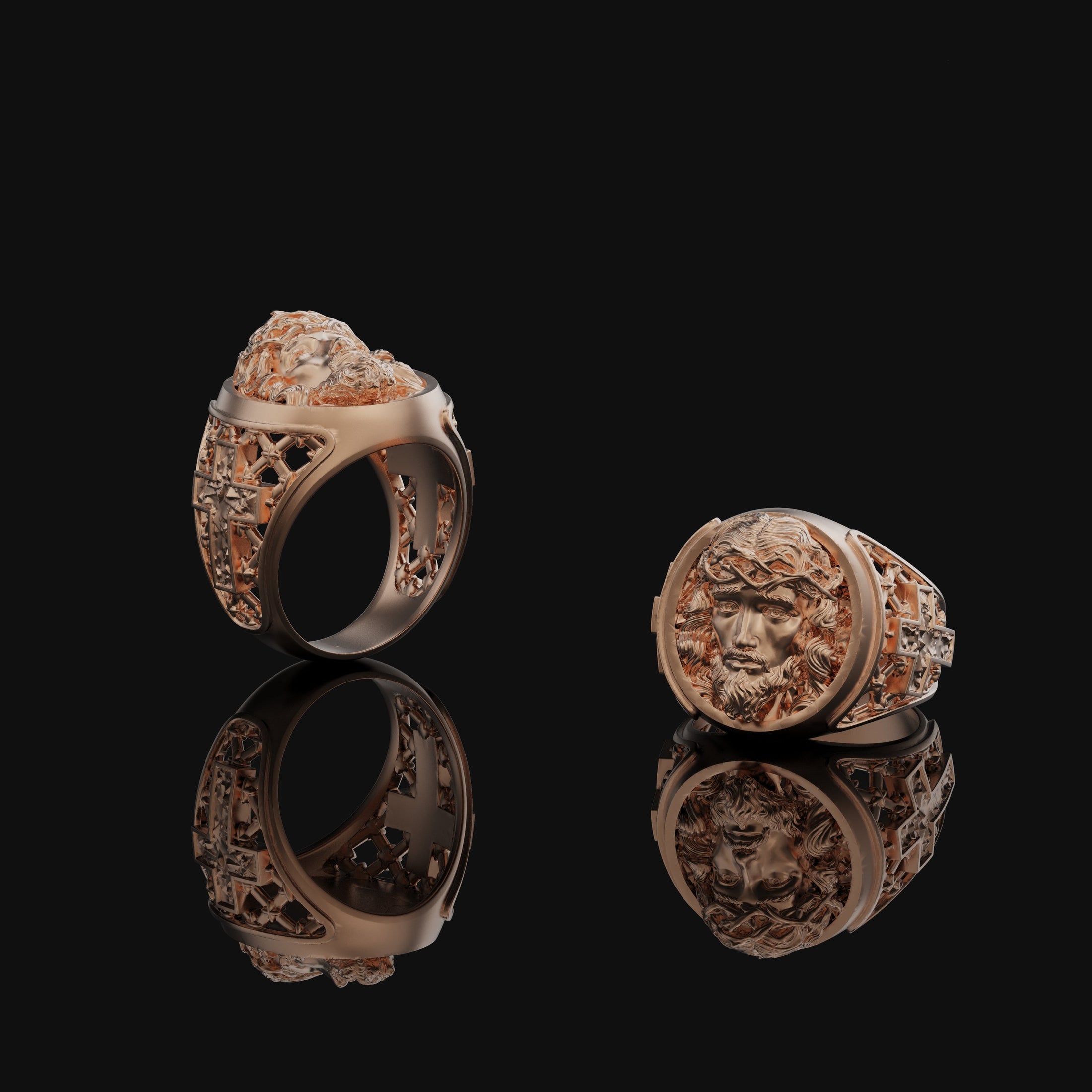 Silver Christian Ring,