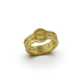 Load image into Gallery viewer, Gold Band Ring "Yin &