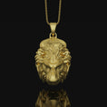 Load image into Gallery viewer, Leo Lion Head Necklace