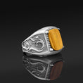 Load image into Gallery viewer, Silver Onyx Chinese Tiger's eye