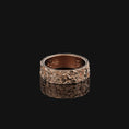 Bild in Galerie-Betrachter laden, Floral Band - Engravable Rose Gold Finish