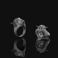 Load image into Gallery viewer, Silver Geisha Ring,