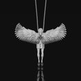 Bild in Galerie-Betrachter laden, Silver Angel Pendant,