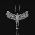 Bild in Galerie-Betrachter laden, Silver Angel Pendant,