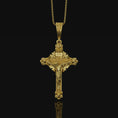 Bild in Galerie-Betrachter laden, Jesus, Cross, Christian, Gold Finish