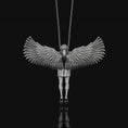 Bild in Galerie-Betrachter laden, Silver Angel Pendant,