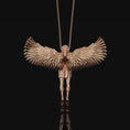 Bild in Galerie-Betrachter laden, Silver Angel Pendant,