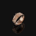 Load image into Gallery viewer, Hannya Mask Band - Engravable Rose Gold Finish