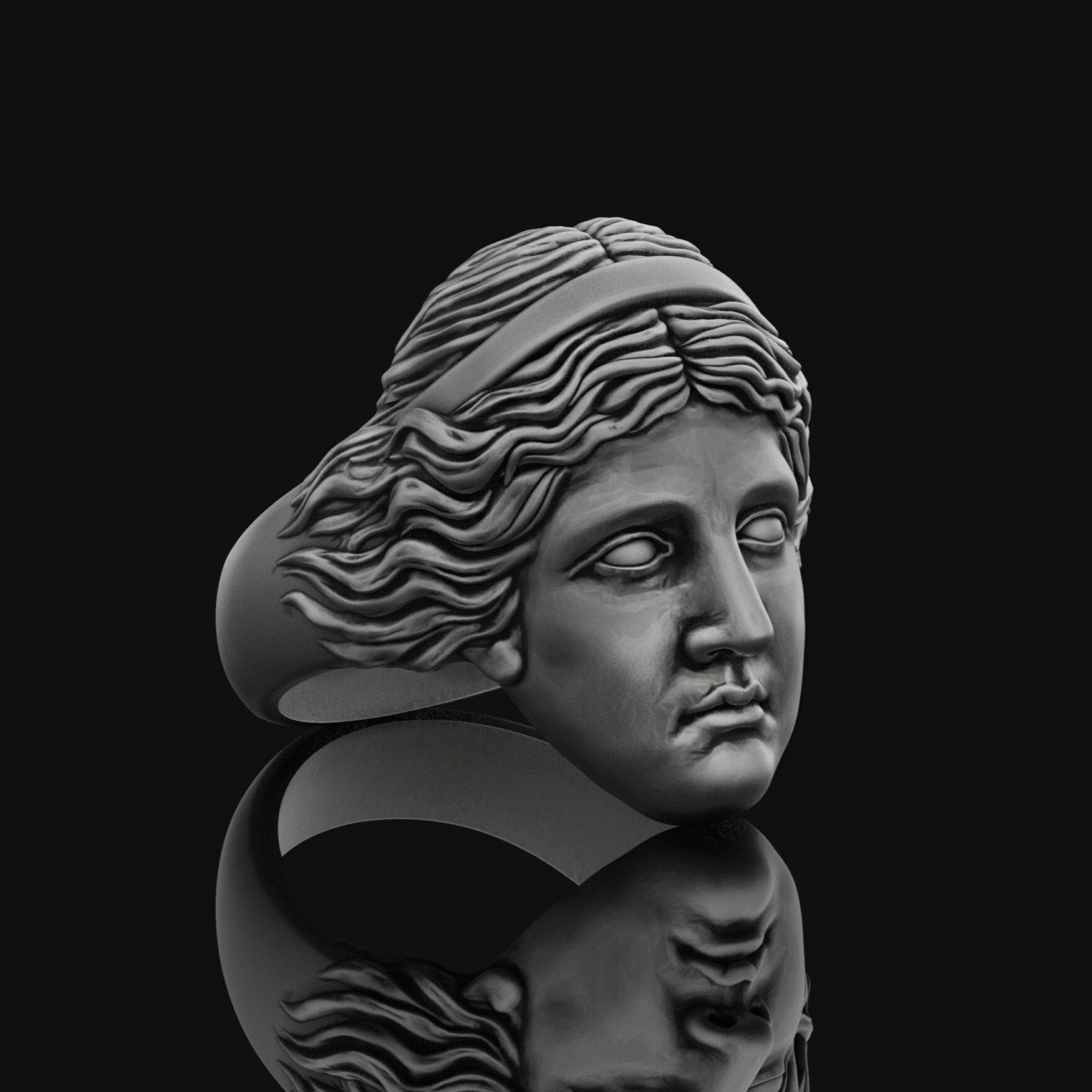 Venus De Milo Ring, Greek Mythology, Aphrodite Ring, Eyes Ring, Venus , Roman Ring, Mythologic Jewelry, Goddess Ring, Greek Mythology Oxidized Finish