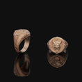 Load image into Gallery viewer, Oni Mask Ring, Sterling