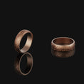Load image into Gallery viewer, Celtic Pattern Band Rose Gold Finish
