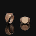 Load image into Gallery viewer, Saint Benedict Ring Rose Gold Finish