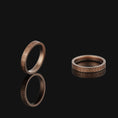 Bild in Galerie-Betrachter laden, Knot of Love Band - Engravable Rose Gold Finish