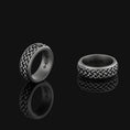 Load image into Gallery viewer, Celtic Knot Band - Engravable Oxidized Finish