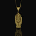 Load image into Gallery viewer, Buddha Necklace Gold Matte