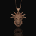 Load image into Gallery viewer, Statue Of New York Charm Rose Gold Matte