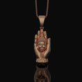 Load image into Gallery viewer, Buddha Necklace Rose Gold Finish